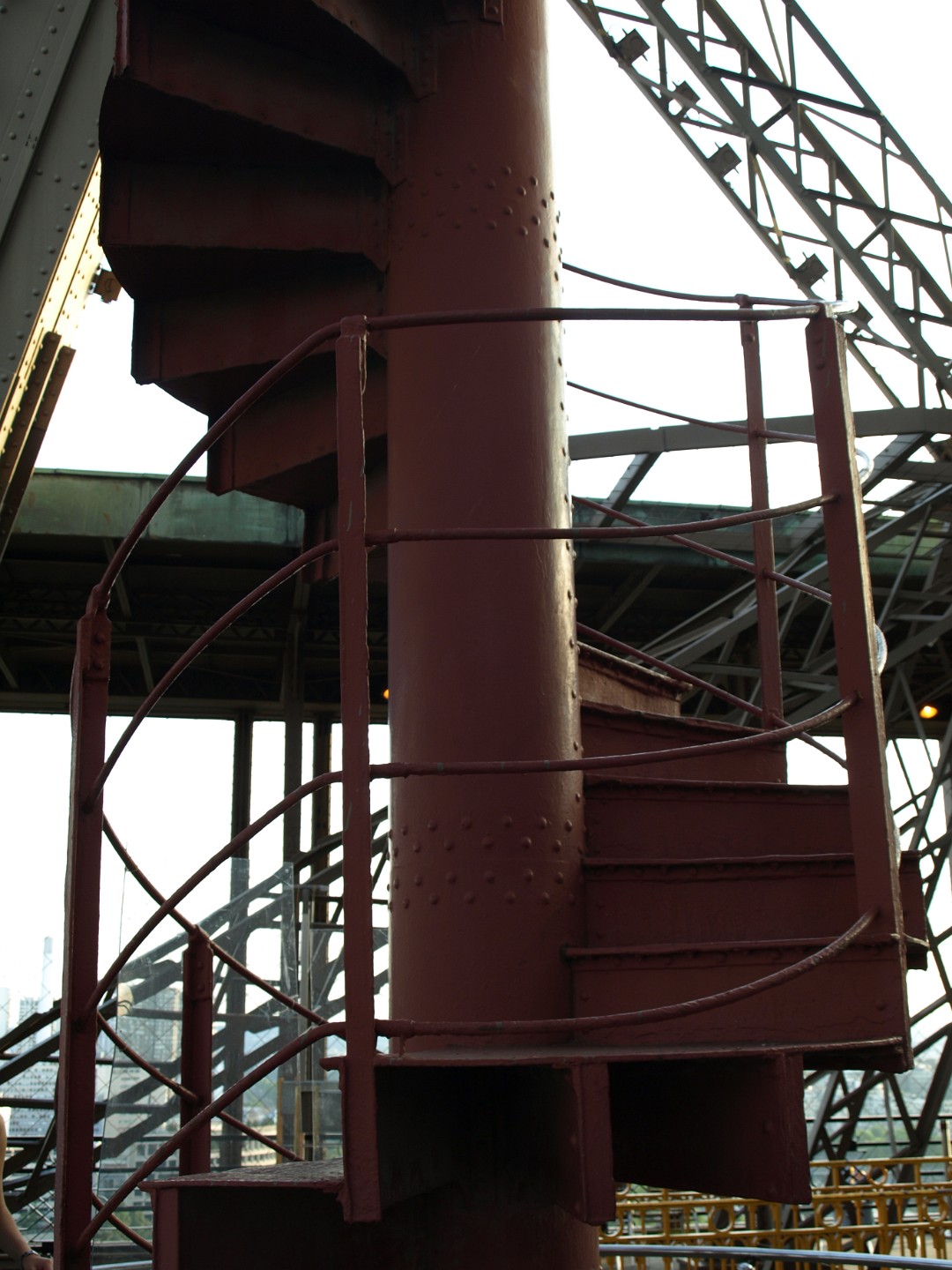 A Piece of the Original Spiral Staircase to the Third Floor